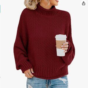 Partial Turtleneck Sweater l Medium